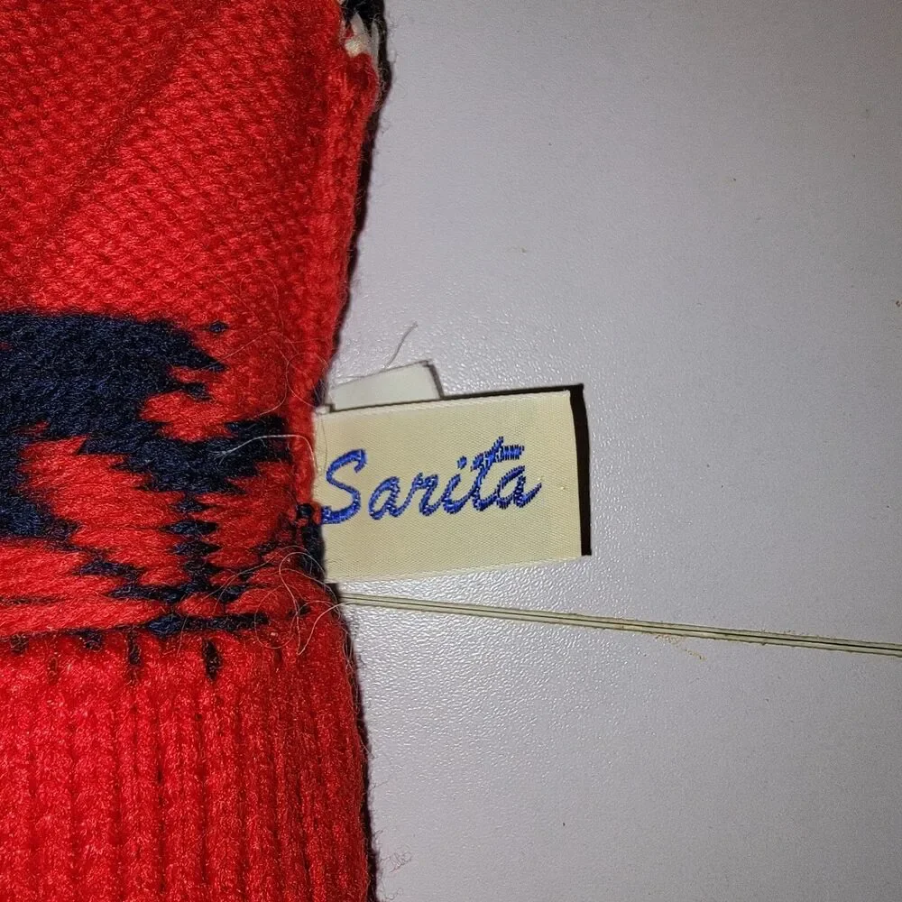 Sarita Virgin Wool Knit Pointy Hat Never Been Worn